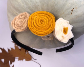 Felt flower headbands