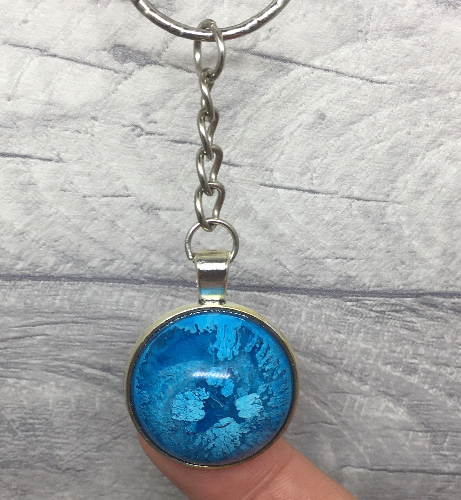 Keychain/resin keychain/handmade resin keyring/key ring/gift Etsy