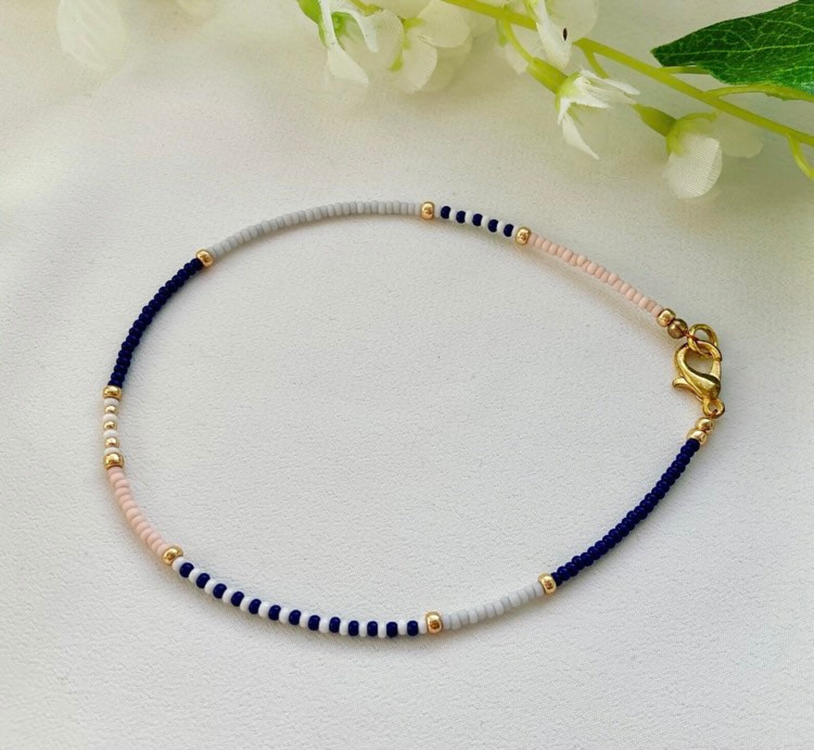 Beaded anklet colourful beaded anklets summer jewellery Etsy