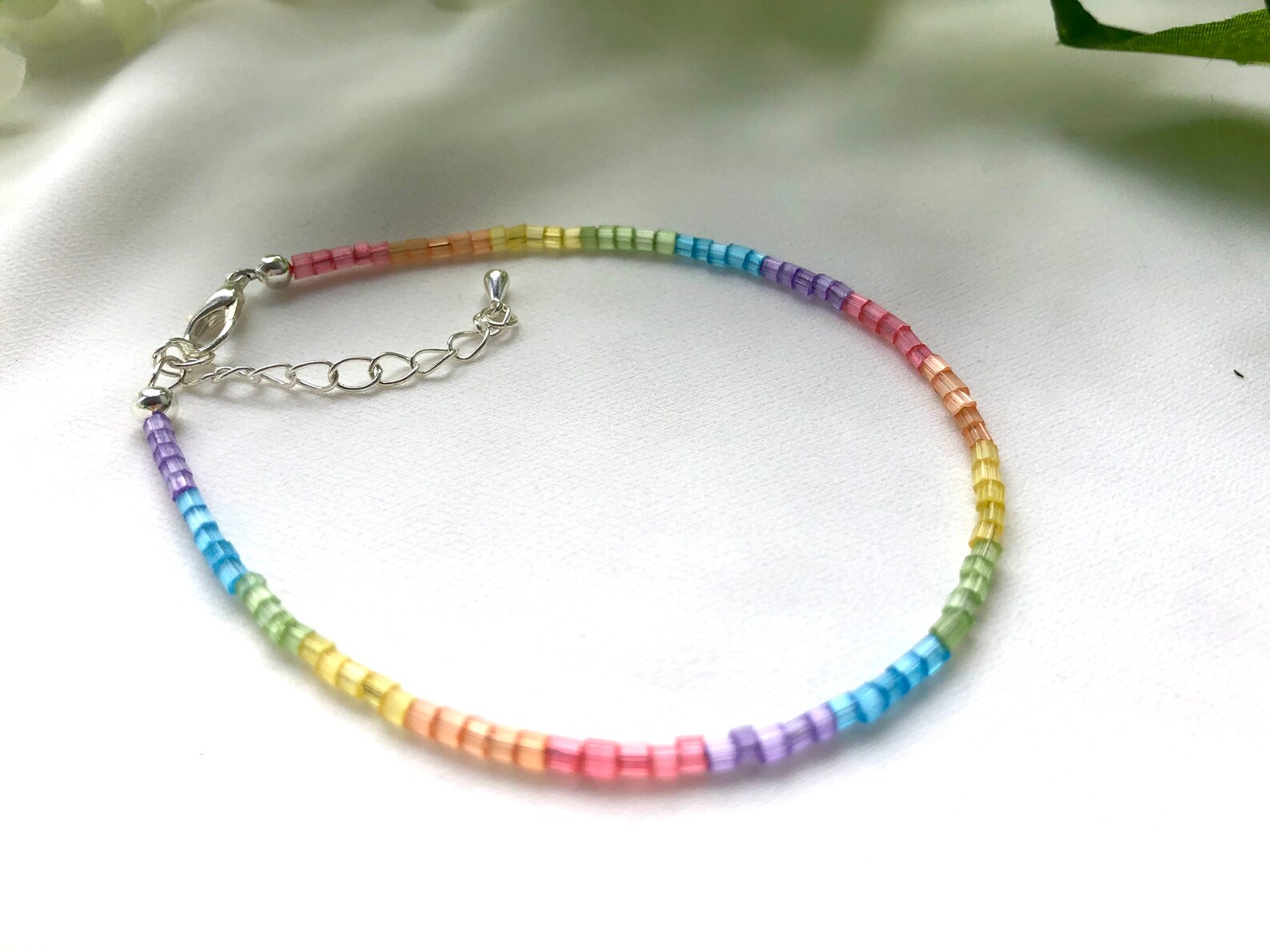 Rainbow ankle bracelet Clearance