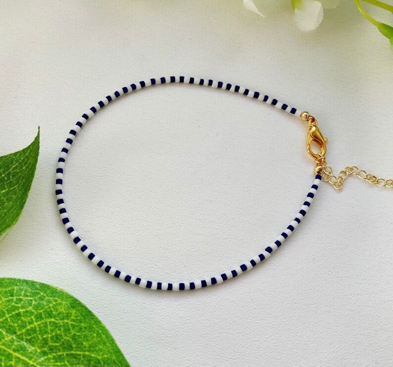 Beaded Anklets Colourful Beaded Anklets Summer Jewellery Etsy