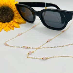Handmade glasses chains, sunglasses chain, mask chain, glasses holder, beaded glasses chain, glasses accessories, beaded mask cord