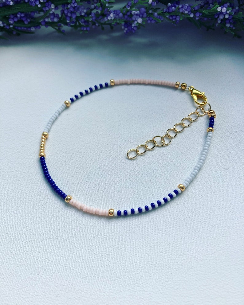 Beaded Anklets Colourful Beaded Anklets Summer Jewellery Etsy