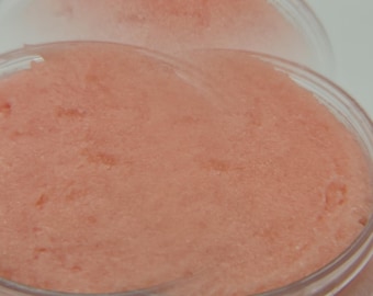 Strawberry Cream Foaming Sugar Scrub | Natural Body Exfoliation