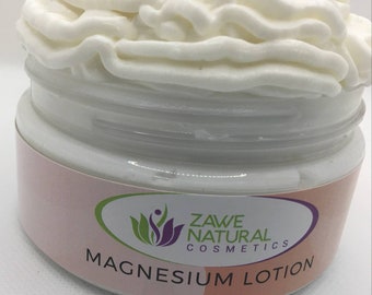 Magnesium Body Butter  Natural Body Butter  Magnesium lotion Organic Body Butter Vegan Body Butter Sleep lotion RLS  Magnesium