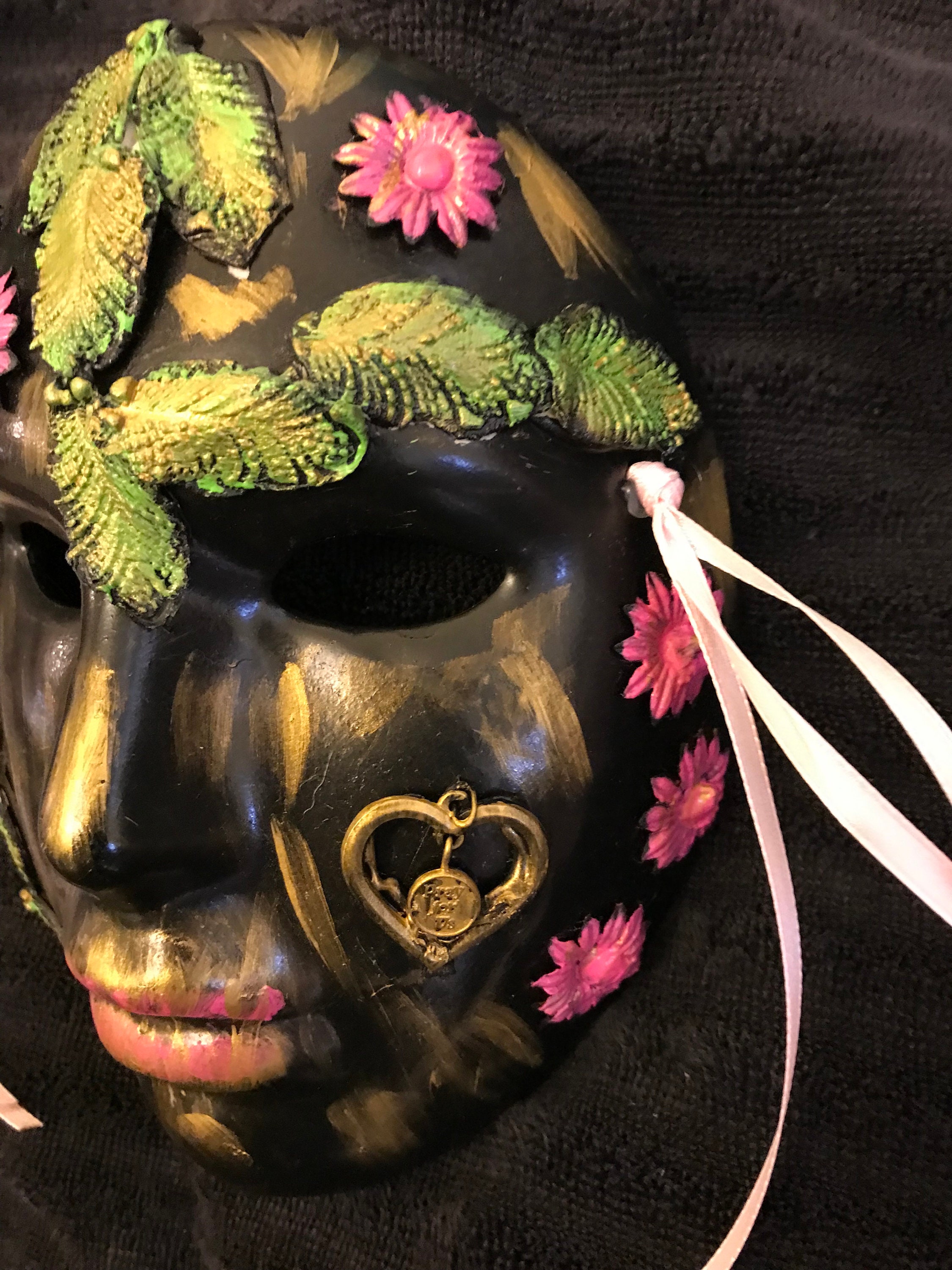 BLACK SPRING MASK - Etsy