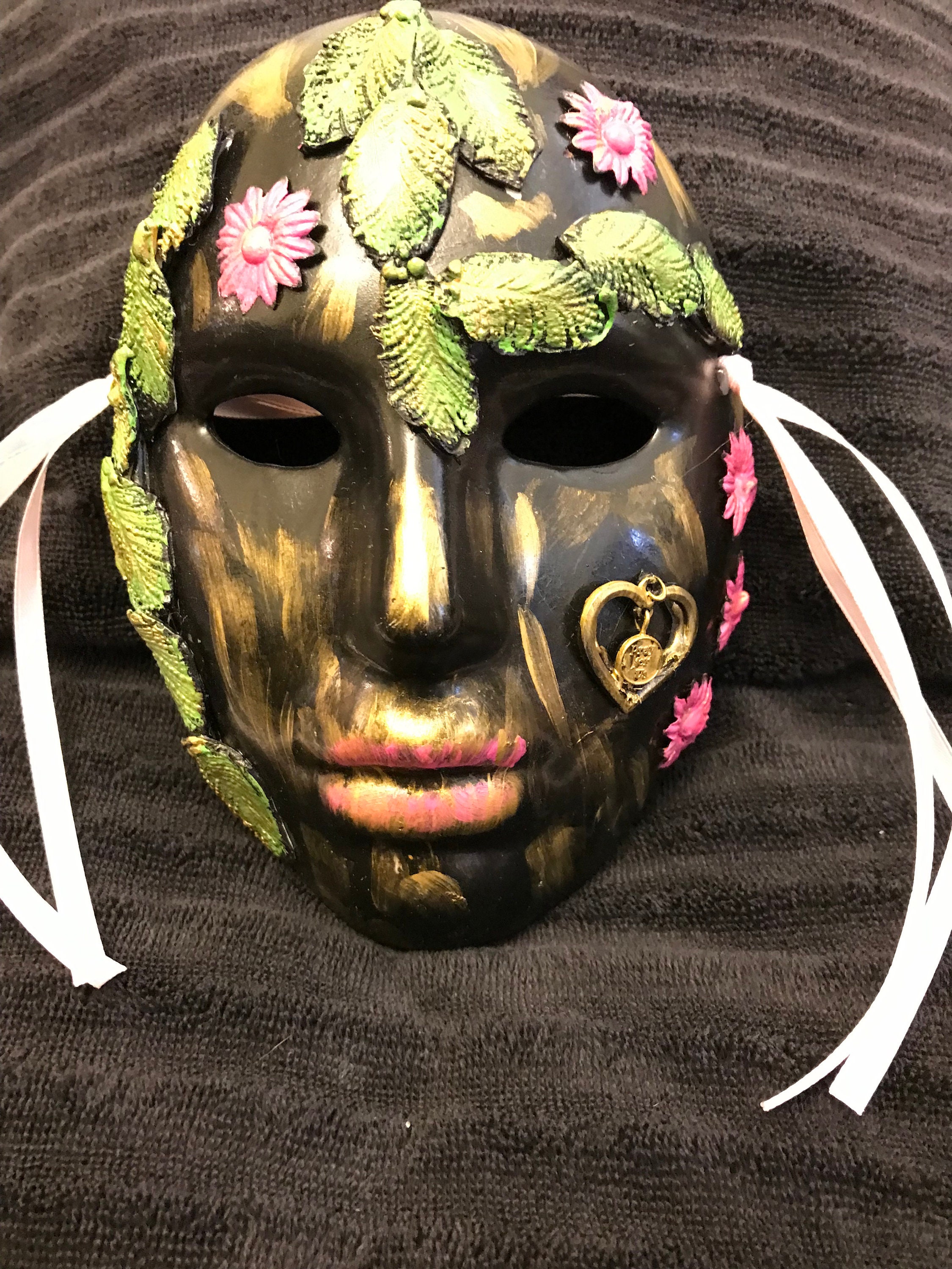 BLACK SPRING MASK - Etsy