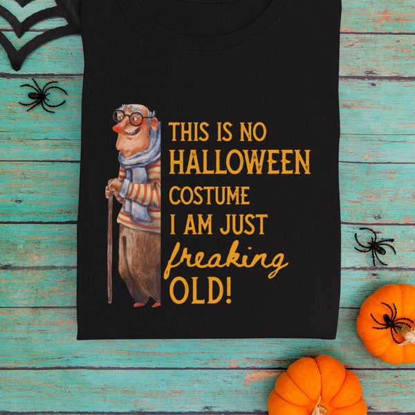 Halloween Costume Shirt Men, Funny Halloween Tshirt, Halloween Gift for Grandfather, Happy Halloween, Halloween Party, Trick or Treat Shirt