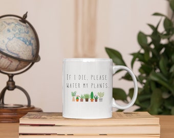 Crazy Plant Lady Mug, Funny Botanist Gift, House Plant Gifts, Coffee Mug with Plants