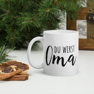 Du wirst Oma Tasse, Schwangerschaft verkünden, Geschenk Oma