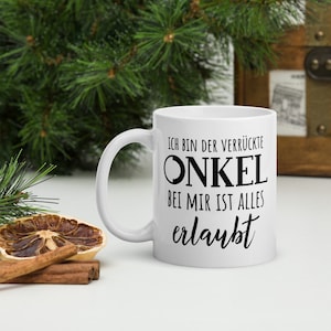 Verrückter Onkel Tasse, Geschenk für Onkel, Geschenkidee Onkel, Tasse Onkel