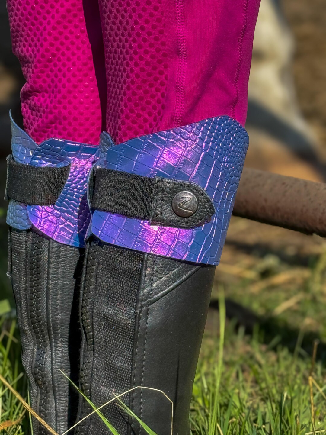 Kids’ English Riding Boot Crown – Half Chap Cuff for Tall Boots ...