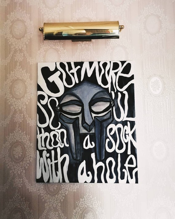 Doomsday By MF Doom Lyrics Print Can - Canvas Art Print