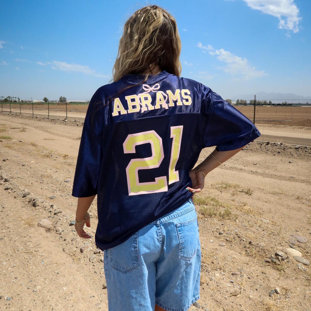 TSOU Jersey: Navy Blue Perforated Jersey - Number 21 - Etsy