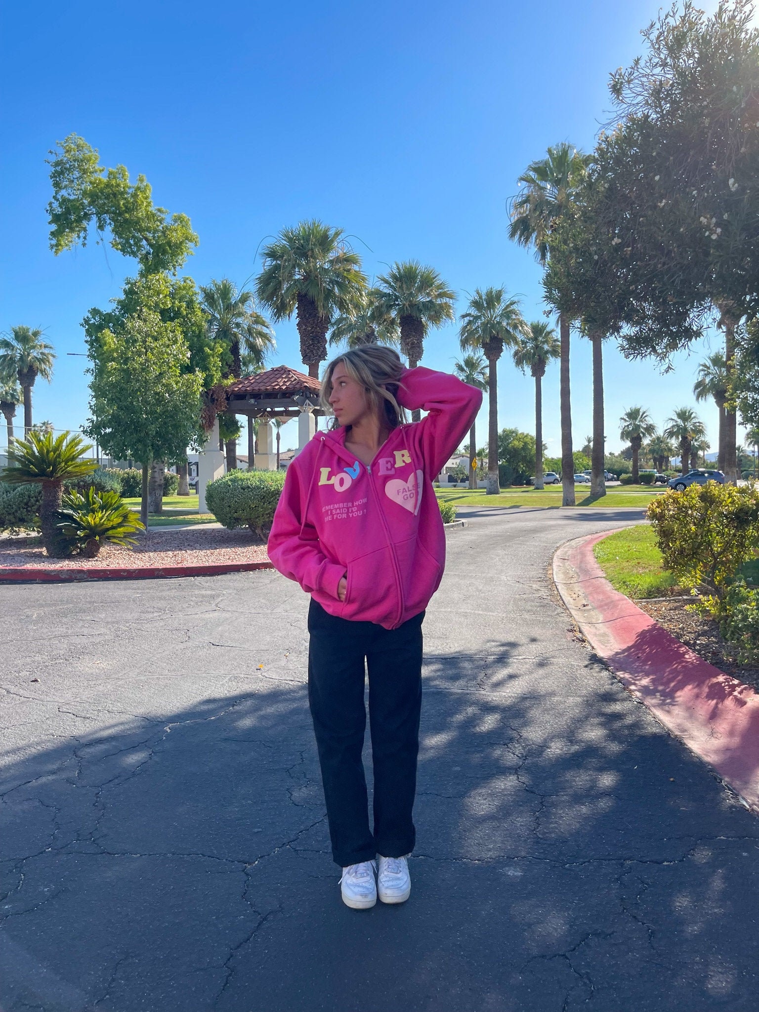 [LUV IS TRUE]★AM STRIPE ZIP UP adidas Essentials 3-Stripes Fleece Hoodie - Red | Free