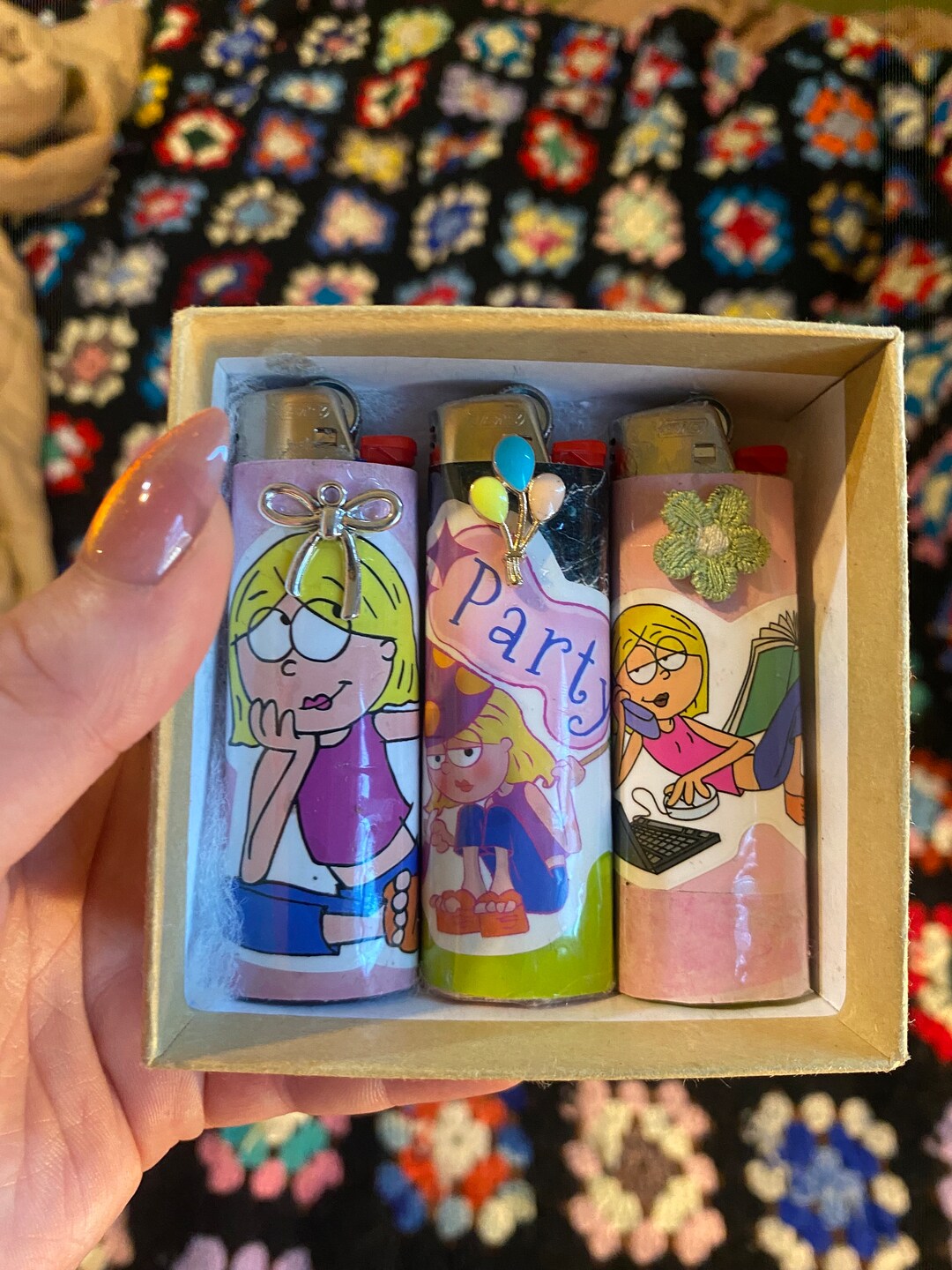 Lizzie Mcguire Lights Set/ BIC Lighters/ Pack of Three Cute Lighters