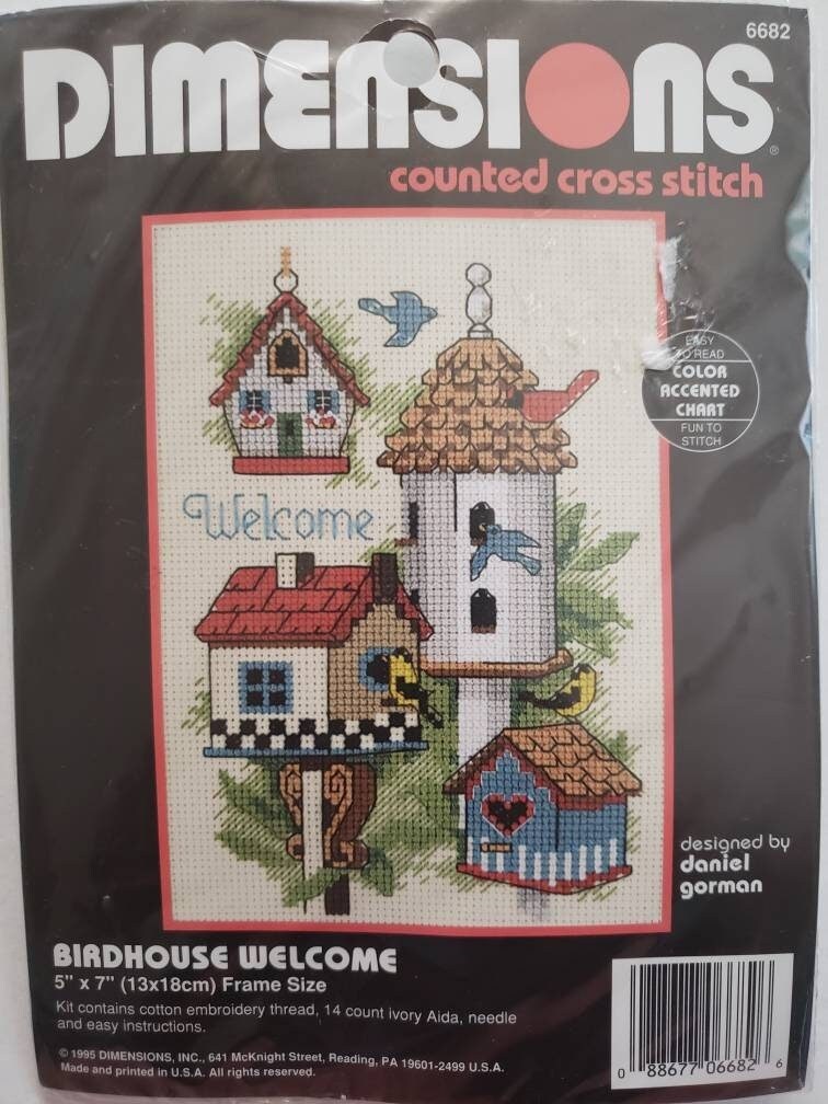 Janlynn Spring Montage Counted Cross Stitch Kit 11x14 14 Count
