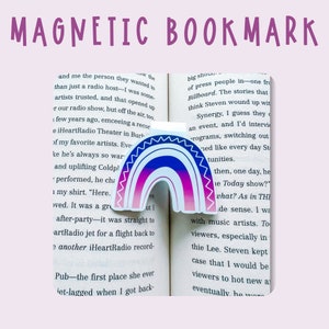 Rainbow Magnetic Bookmark: Reading Page Marker