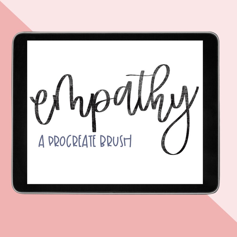 Brush for Procreate Procreate Textured Brush Procreate Lettering Brush iPad Lettering Brush