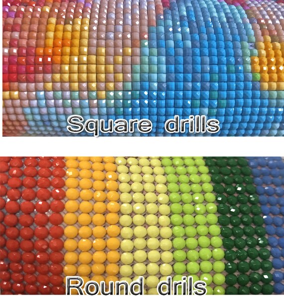 Should I Buy ROUND or SQUARE Diamonds Painting Drills? – Heartful