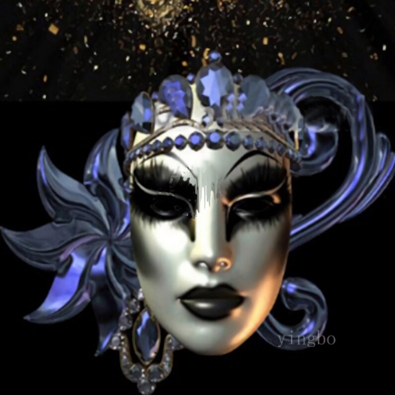 MASK #5 DIY 5D Diamond Painting Kit Full Square or Round Drill