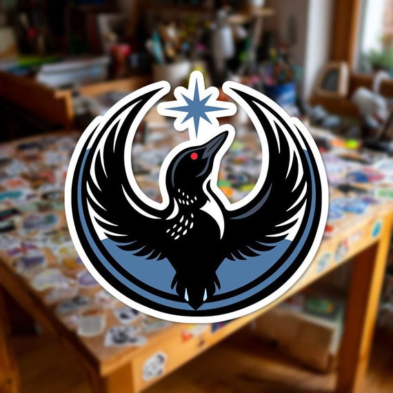 Minnesota Rebel Loon - Vinyl Sticker