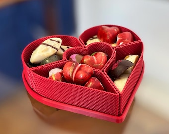 Forever Heart Organizer | 3D Printed Valentine Gift | Candy Dish | Jewelry Holder | Desk Decor