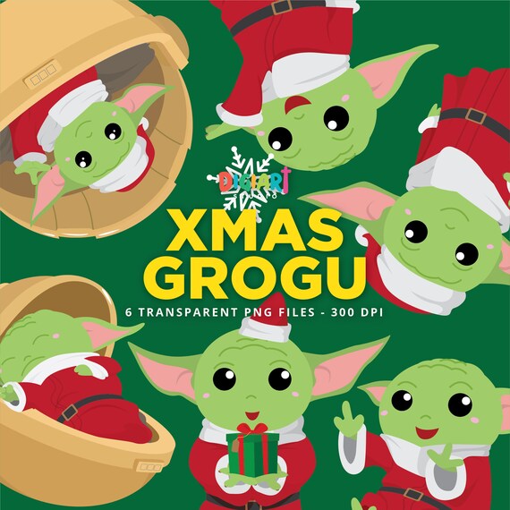 Instant Download Baby Yoda Clipart Weihnachten Grogu Clipart Etsy Instant Download Baby Yoda Clipart Weihnachten Grogu Clipart Etsy