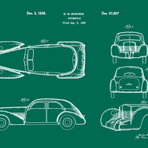 Gordon Buehrig, Automobile, 1935  (Five high resolution digital images)