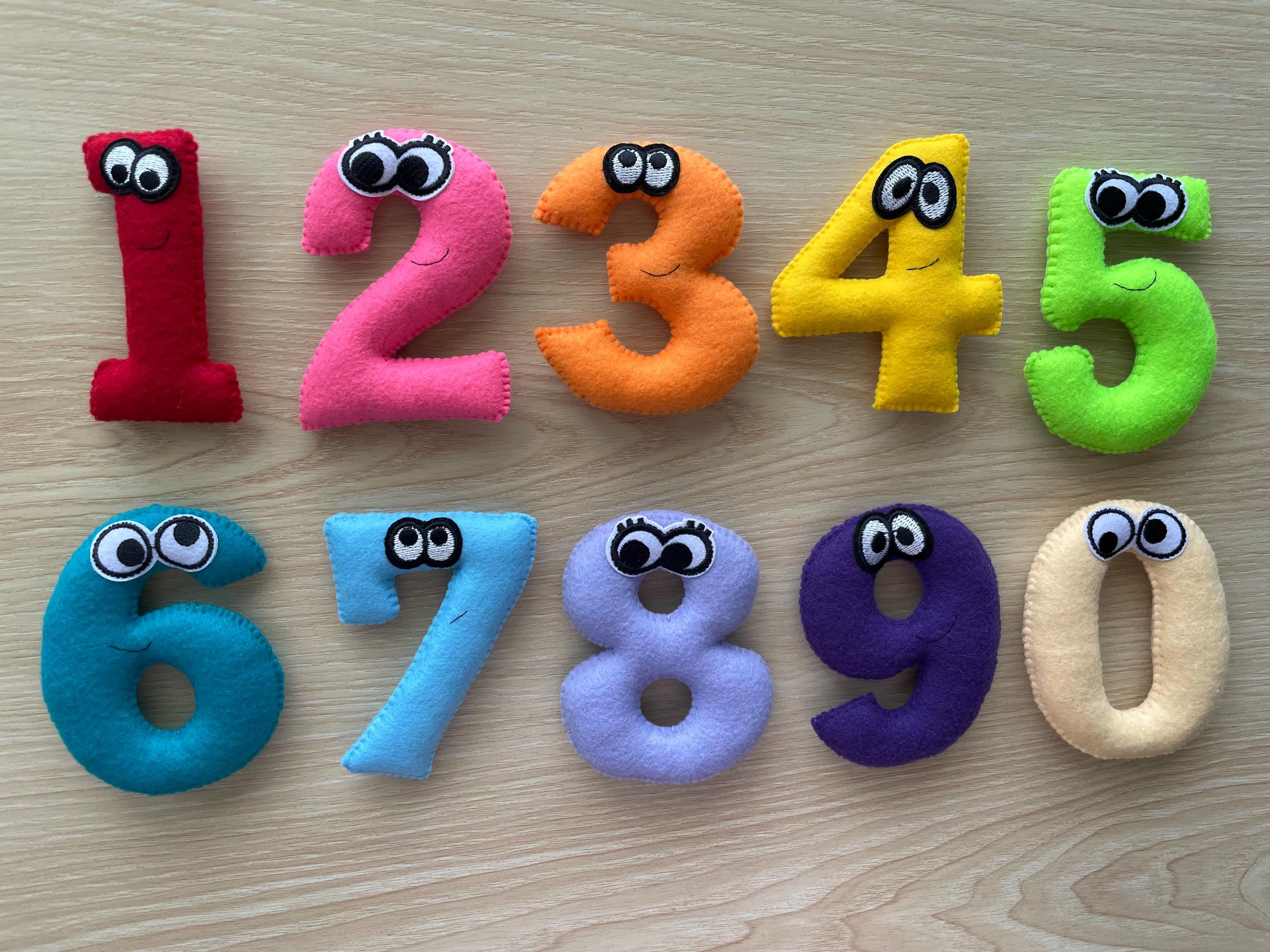 Felt Numbers | Stuffed Numbers| Handmade - Etsy