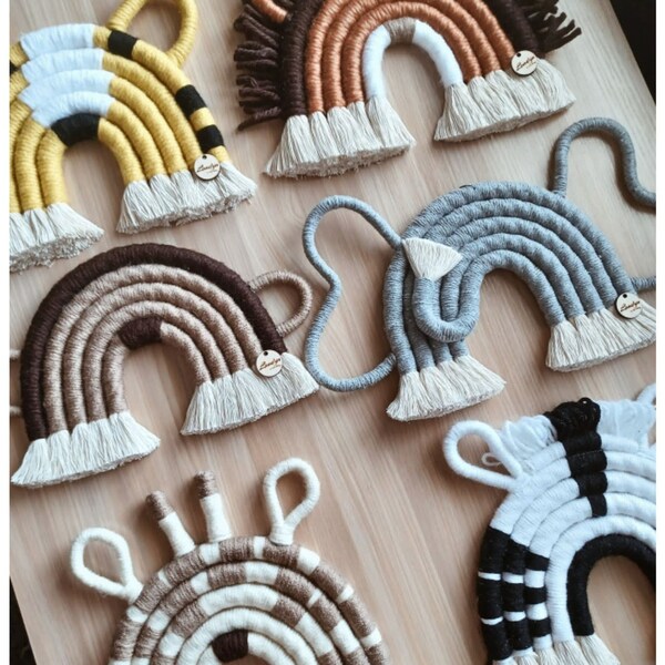 Rainbow Rope Decor - Etsy