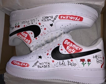 Lil Peep Custom Nike Air Force One 