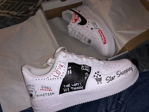 Lil Peep Custom Nike Air Force One 