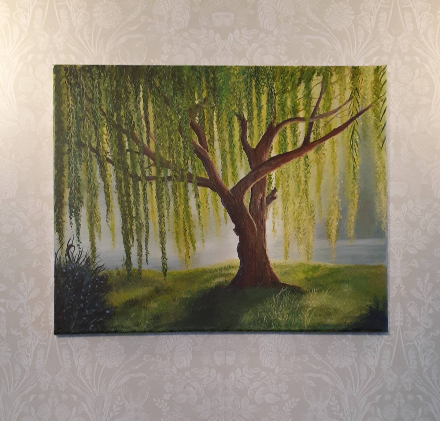 Weeping Willow Tree in Acrylics. - Etsy Canada