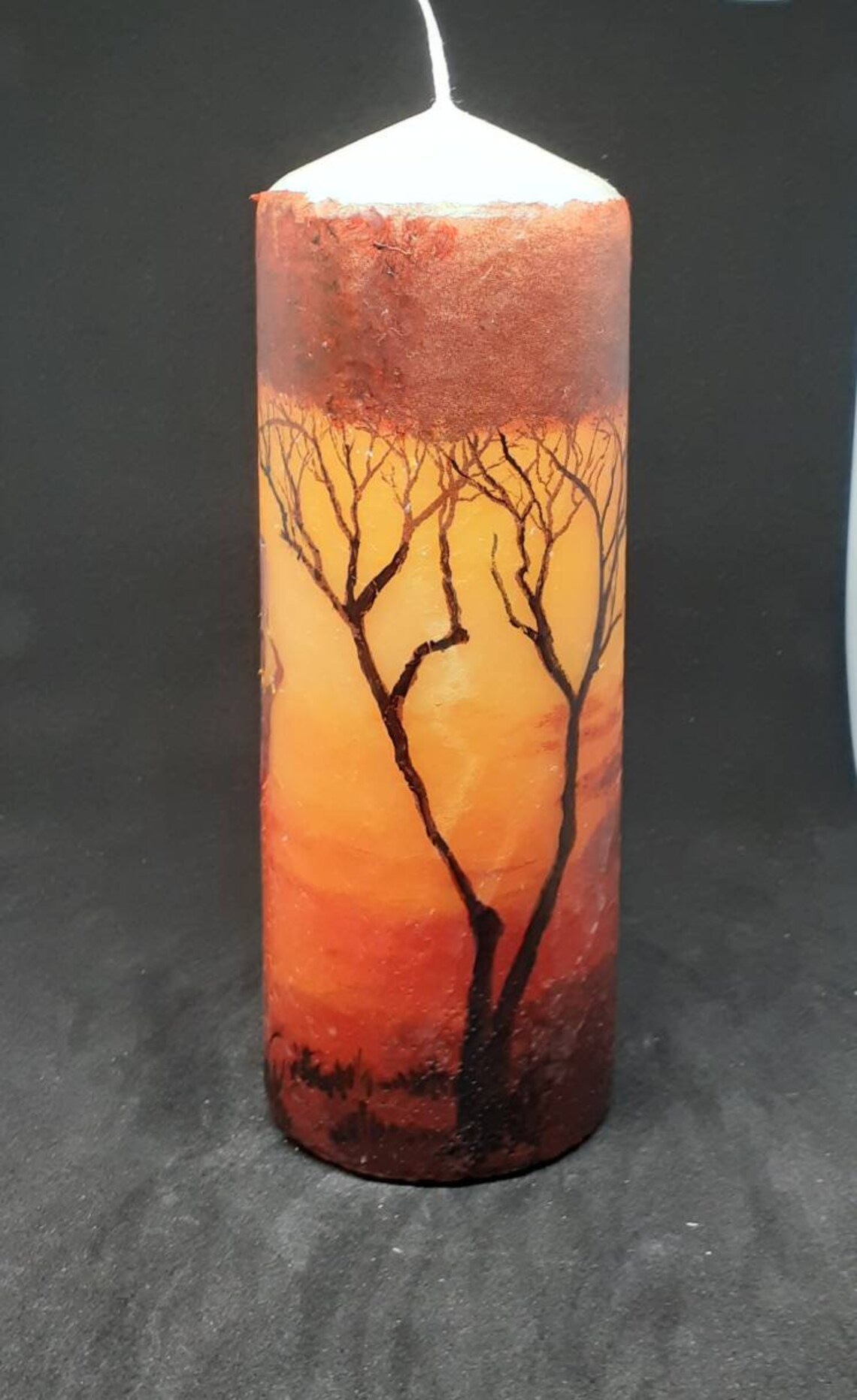 African Sunset Candle the Water Bearers. A Beautiful African Etsy UK