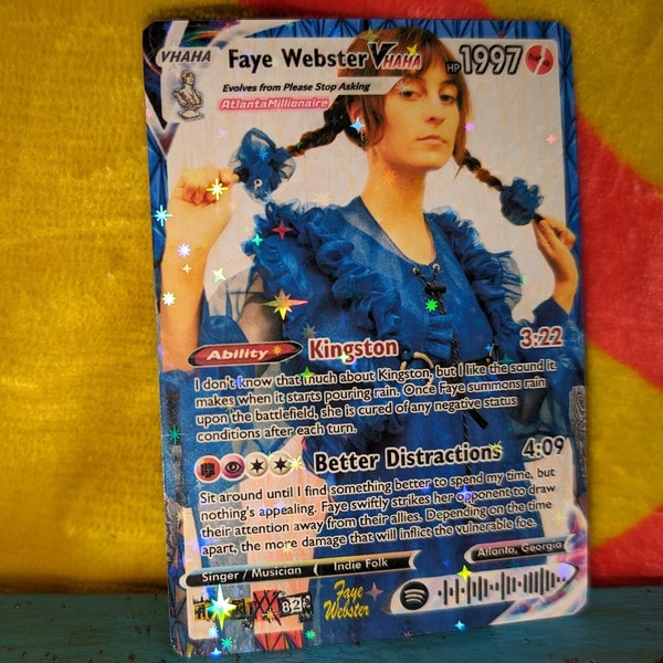 Faye Webster Poké Card