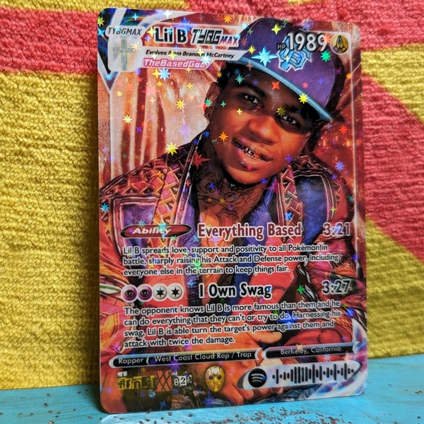 Lil B The Based God Poké Card