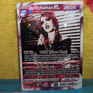 6arelyhuman Poké Card