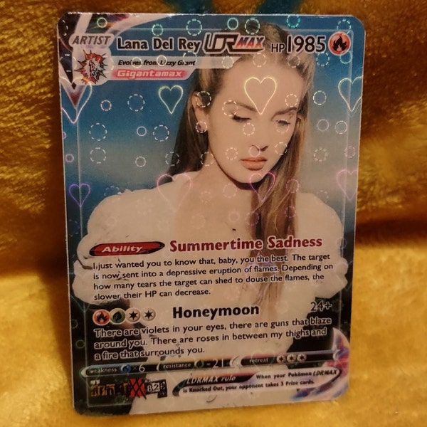 Lana Del Rey Photocard Etsy Canada