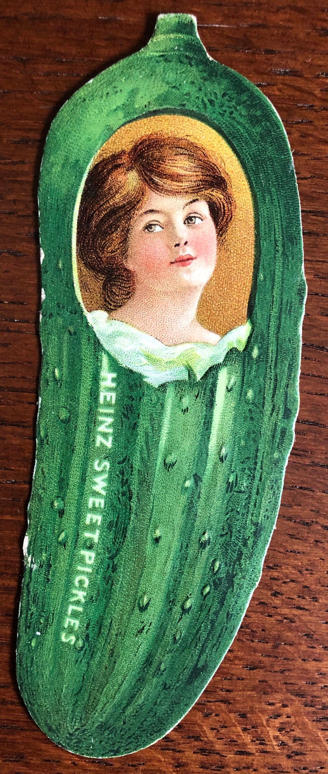 Heinz Die Cut Pickle Lovely Woman Victorian Advertising Trade - Etsy