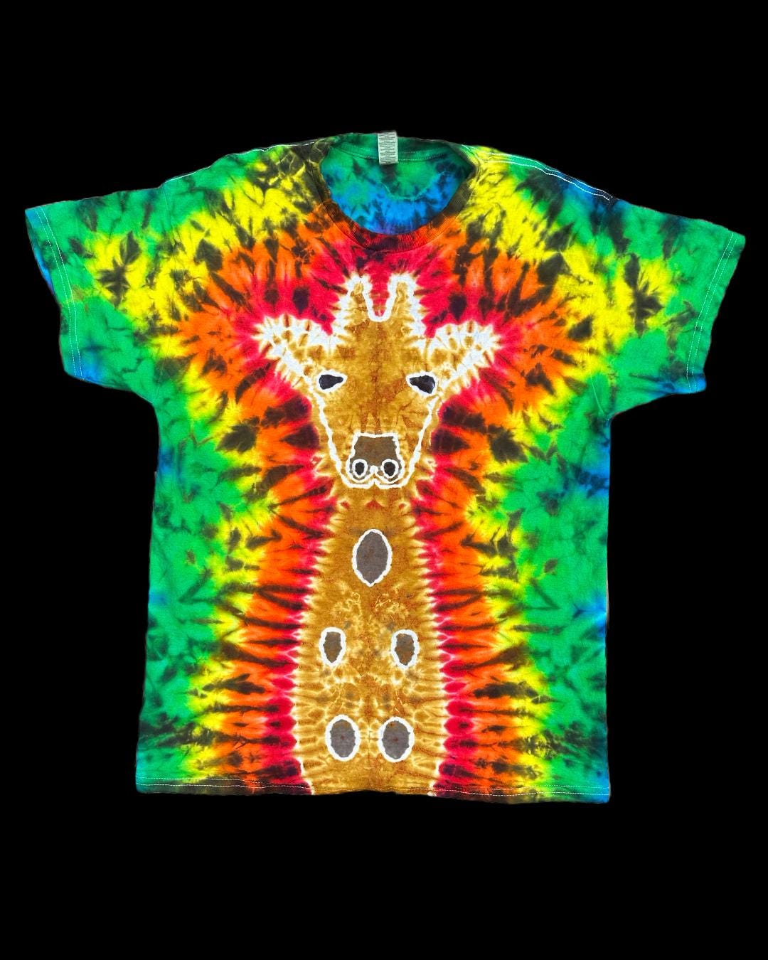 輸入雑貨 Tie Dye Gar Rainbow Print Garpike Hippie Peace Fish Gift Raglan Baseball Te Toddler Rainbow Chevron Tie Dye T-shirt, 2T 3T 4T, Rainbow