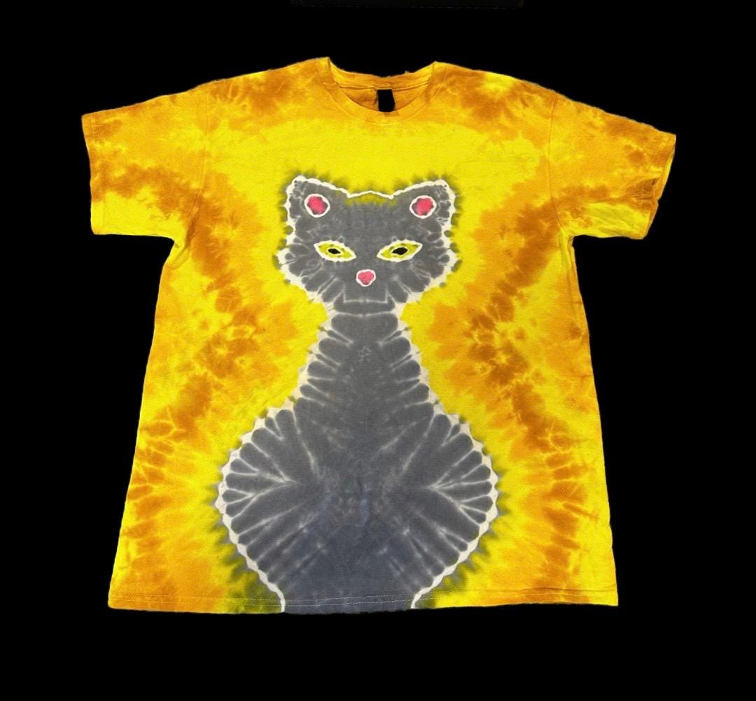 Tie Dye Cat Sweatshirt