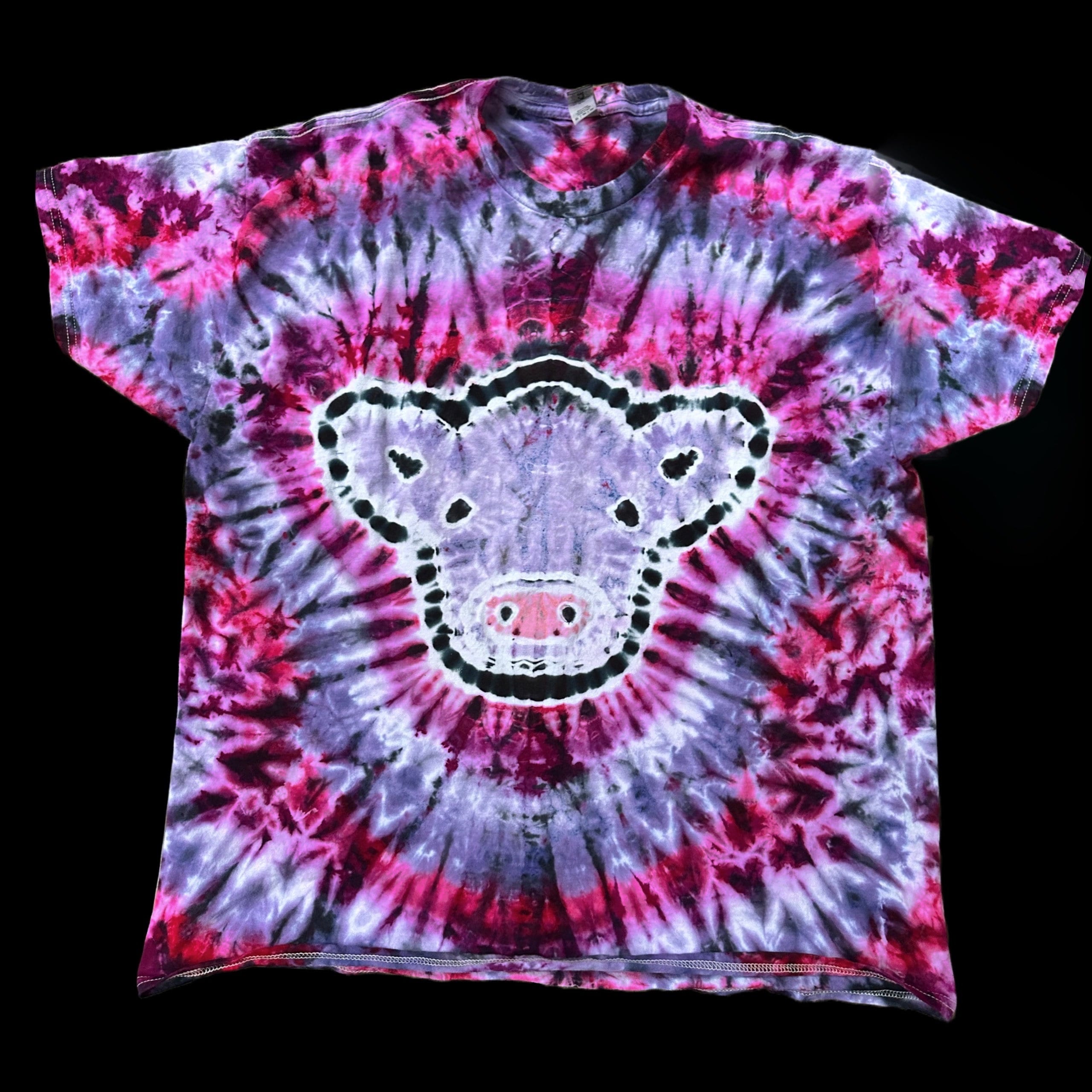 tie dye cow shirt