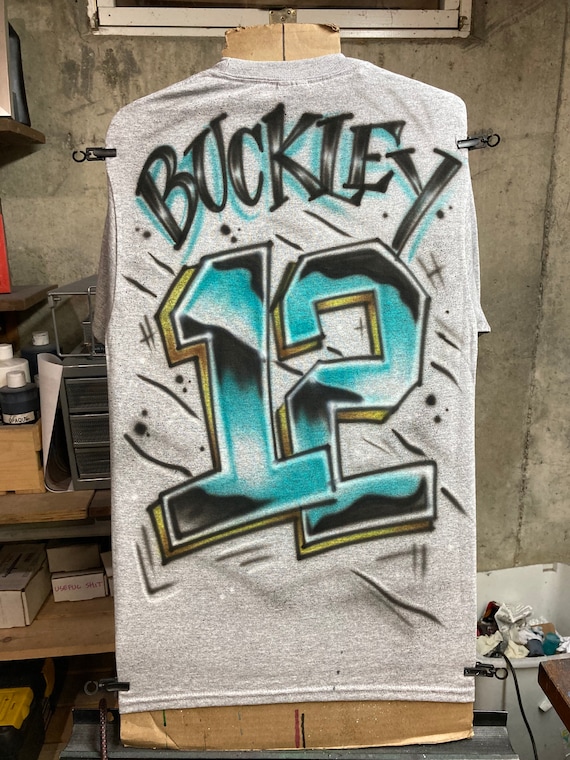 Custom Airbrush Jacksonville Jaguars T Any Team !!! Any