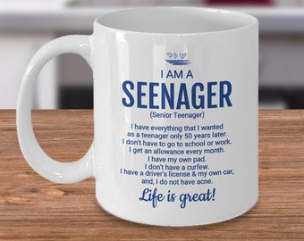 Seenager-SeniorEn-Teen-Fun-Geschenk für Opa o Oma-A Senior Teenager-Geburtstag oder Weihnachtsgeschenk für Oma, Opa, Tante