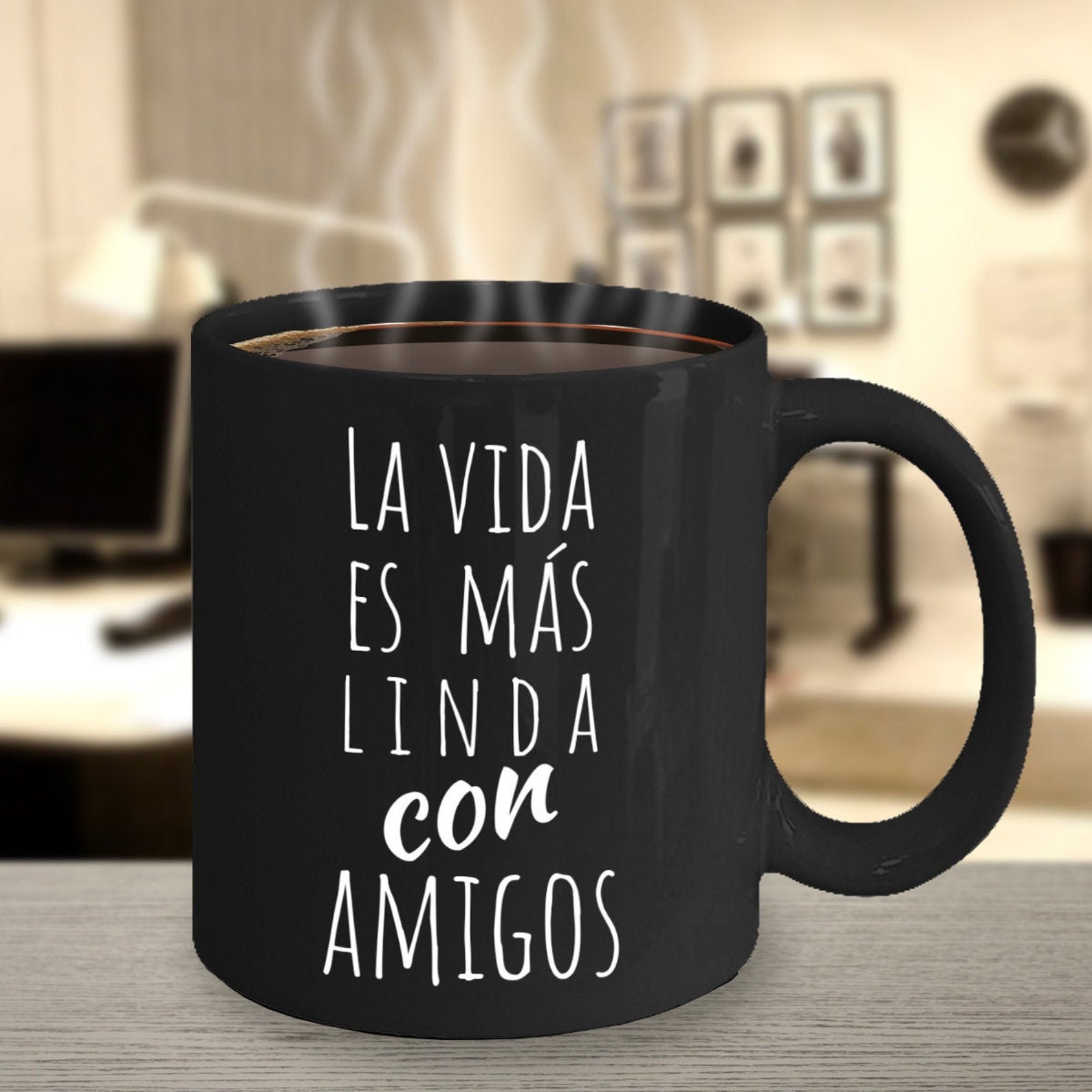 Freundschaft tasse in spanisch La vida es más linda con Etsy.de