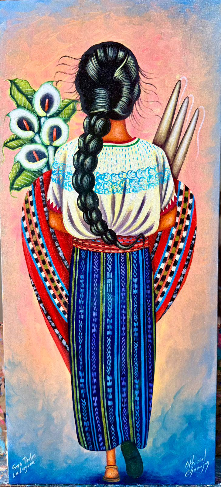 Mayan Woman Painting - Etsy