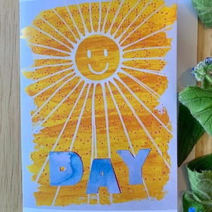 I grandi spazi aperti * Biglietto di auguri A6 * regalo per diffondere gioia * stampato su fonti sostenibili * illustrato a mano a Brighton