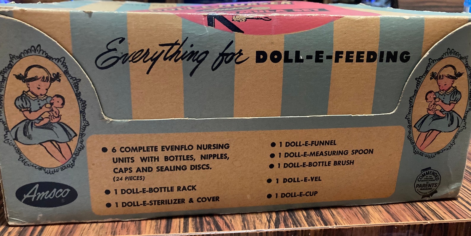 AMSCO DollENurser 1950s 32 piece set Etsy