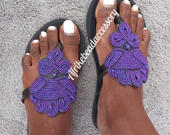 Women Sandals, Masai Sandals, African Sandals, Beaded Sandals, Women Shoes, Leather Sandals, Summer Sandals, Valentine Gift, Gladiators